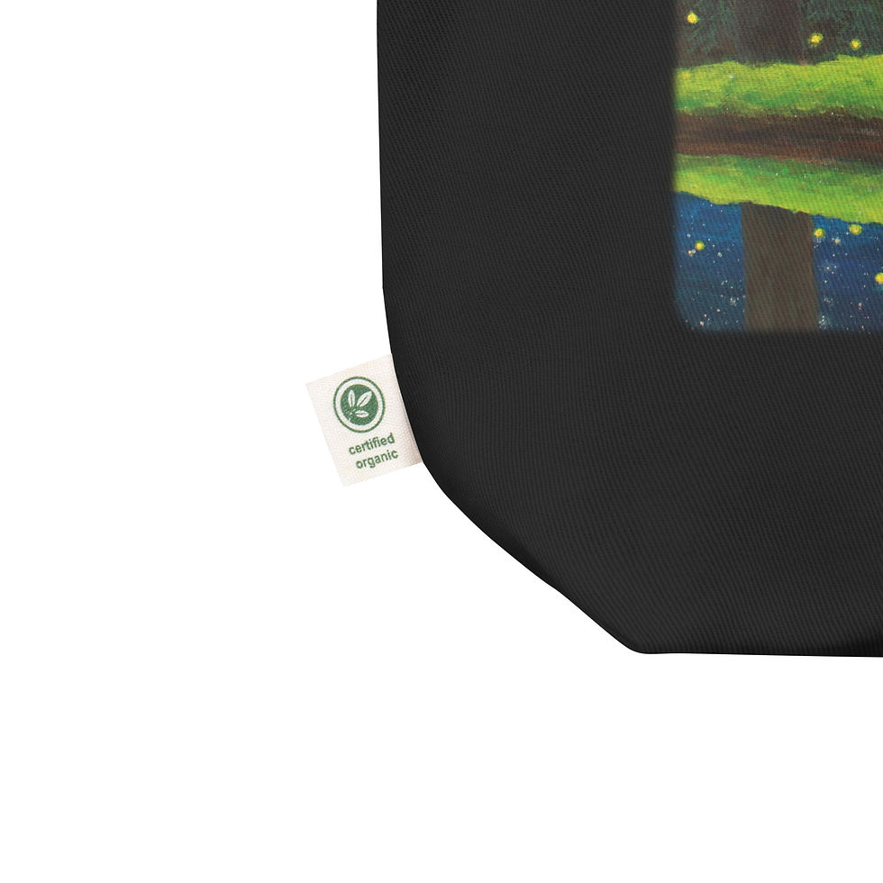Thumbnail: "Glowing Jack-o-Lanterns" - Eco Tote Bag