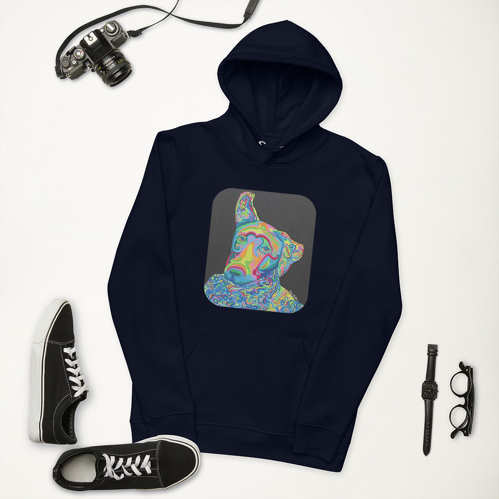 Thumbnail: Unisex essential eco hoodie - "Lana Feeling Funky"