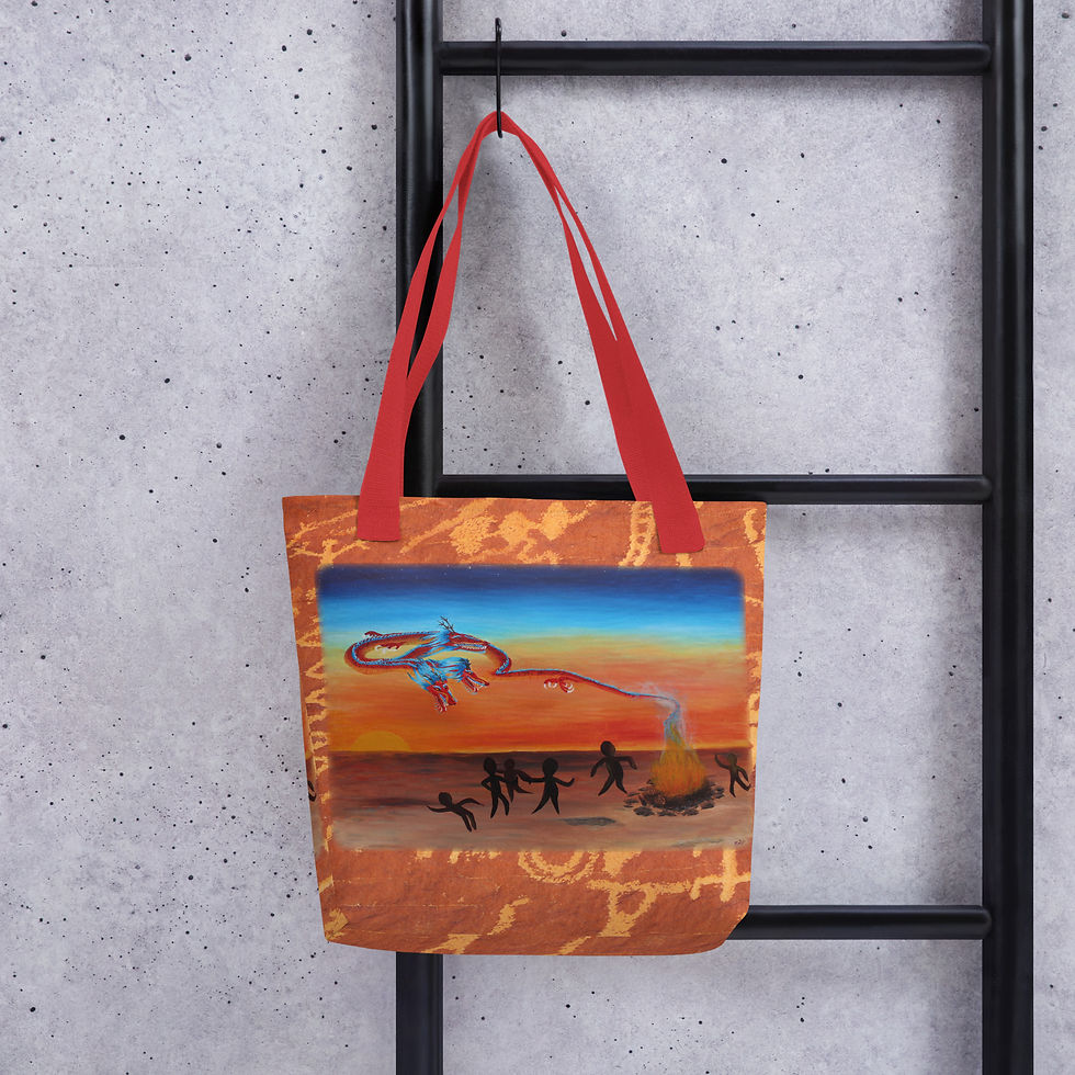 Thumbnail: "Rise of the Dragon" - Tote bag