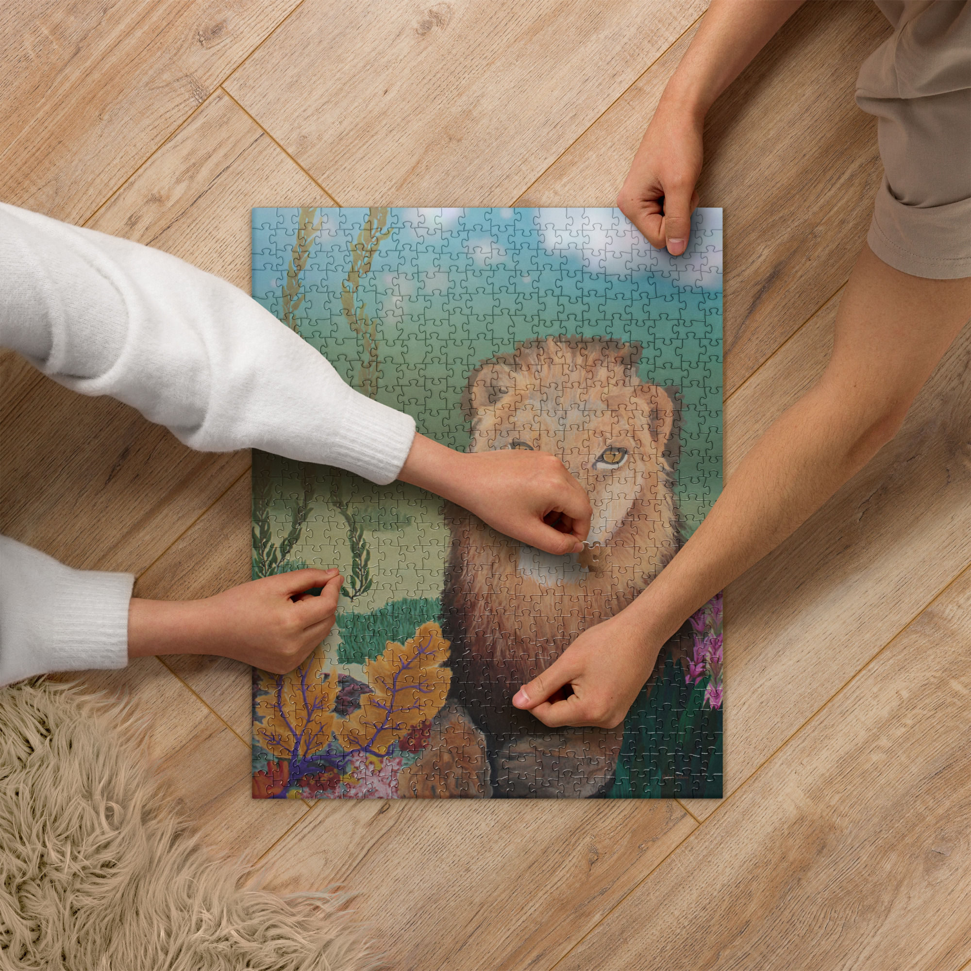 "Deep Sea Dream, Sunlit" - Jigsaw puzzle