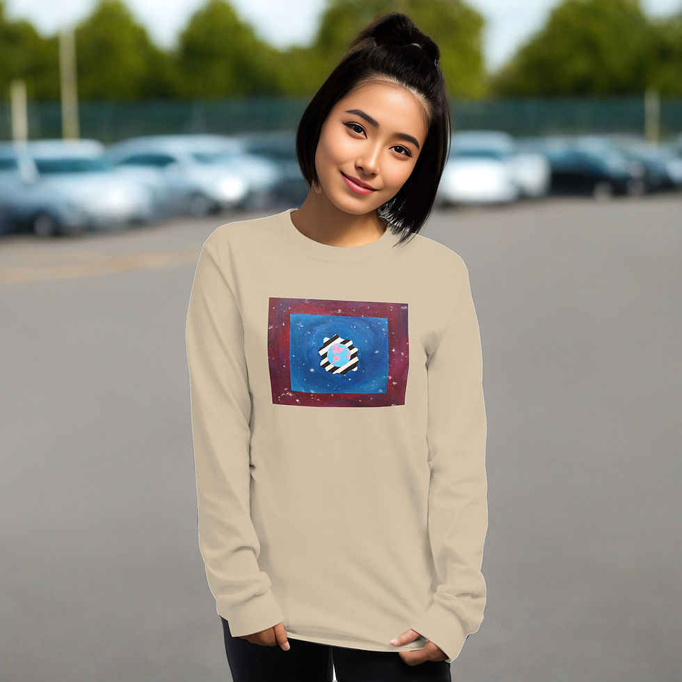 Thumbnail: "Parallel Realities" - Men’s Long Sleeve Shirt