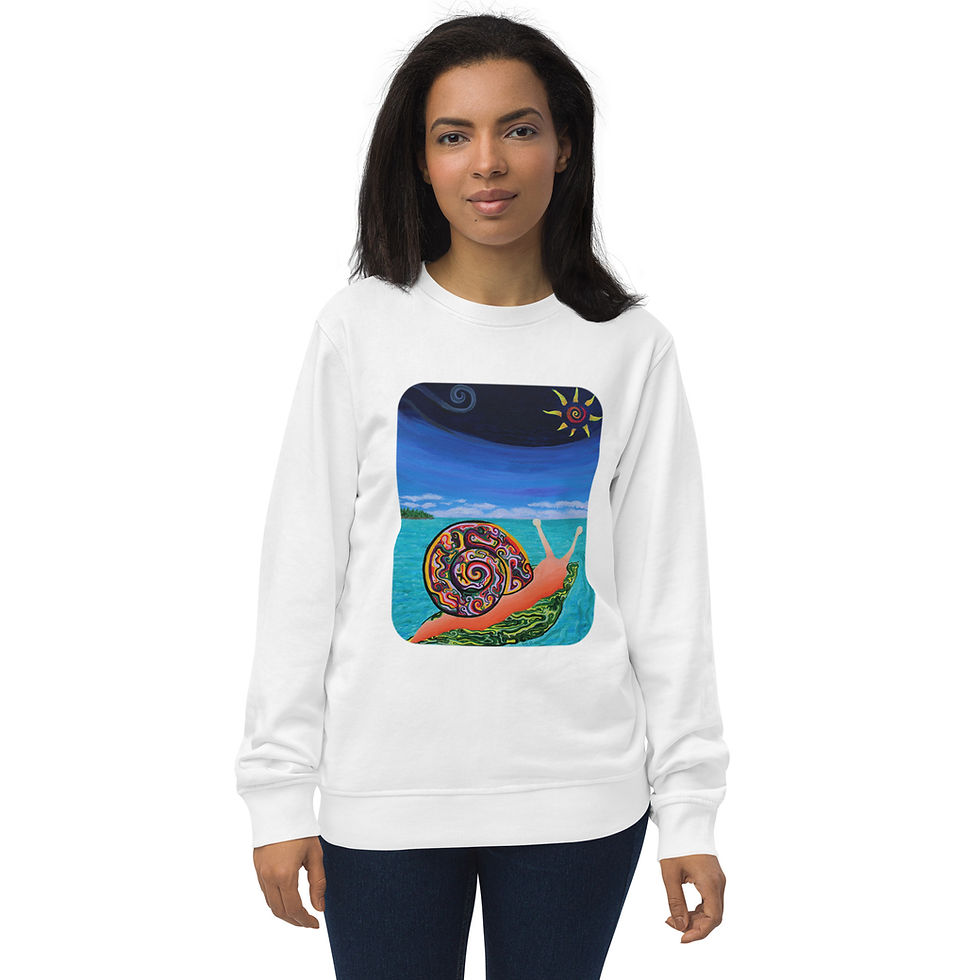 Thumbnail: "Float" - Unisex organic sweatshirt