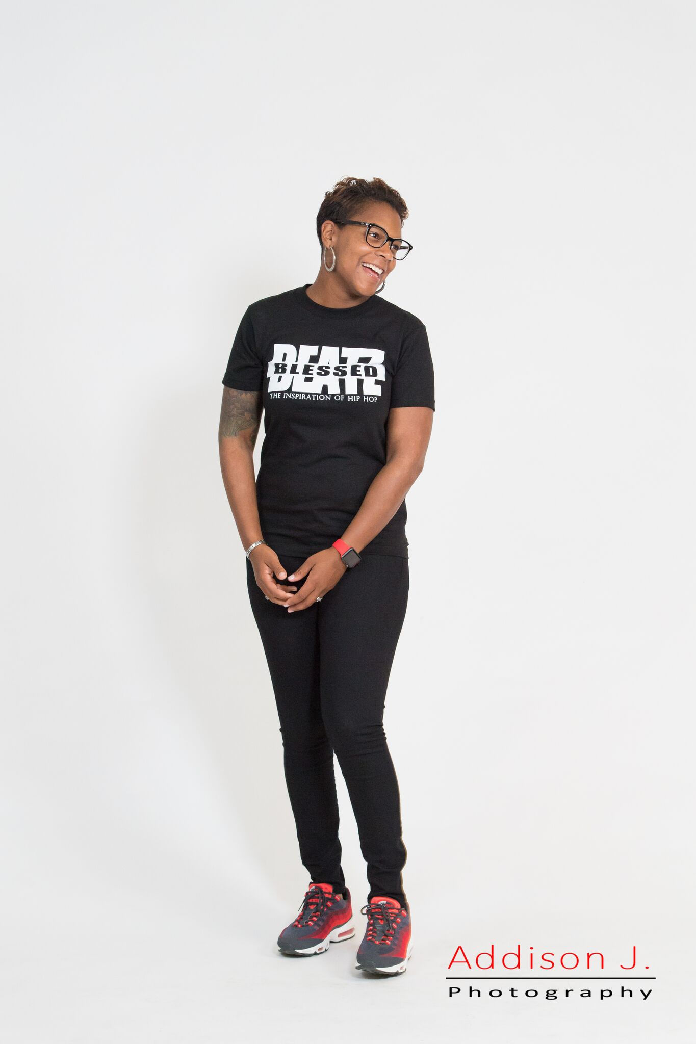 Blessed Beatz Classic T-shirt (Black & White)