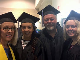 Mom, Dad and Daughters Graduate Together