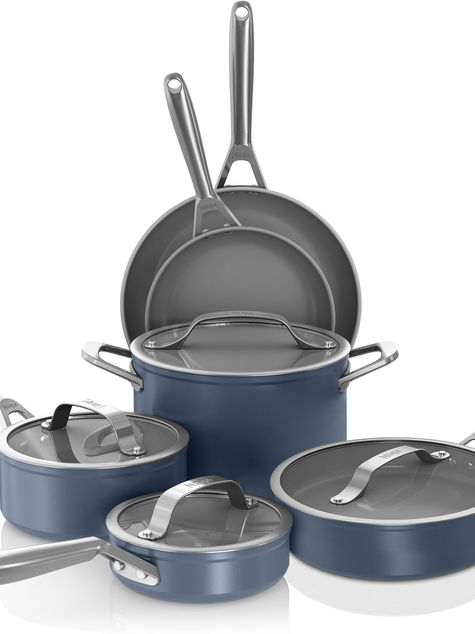 Ninja NeverStick Ceramic Pro 10-Piece Cookware Set Overview