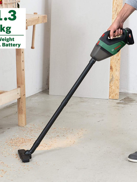 Bosch Home and Garden 06033B9102 Cordless Vacuum Cleaner UniversalVac 18 Overview