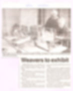 'Threads Alive' - Weavers Exhibition, May 1999