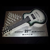 Mitch's Electric Guitar Cake