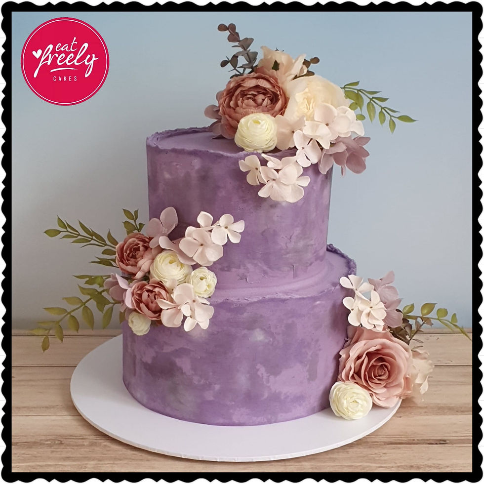 Gluten free, dairy free, wedding cake