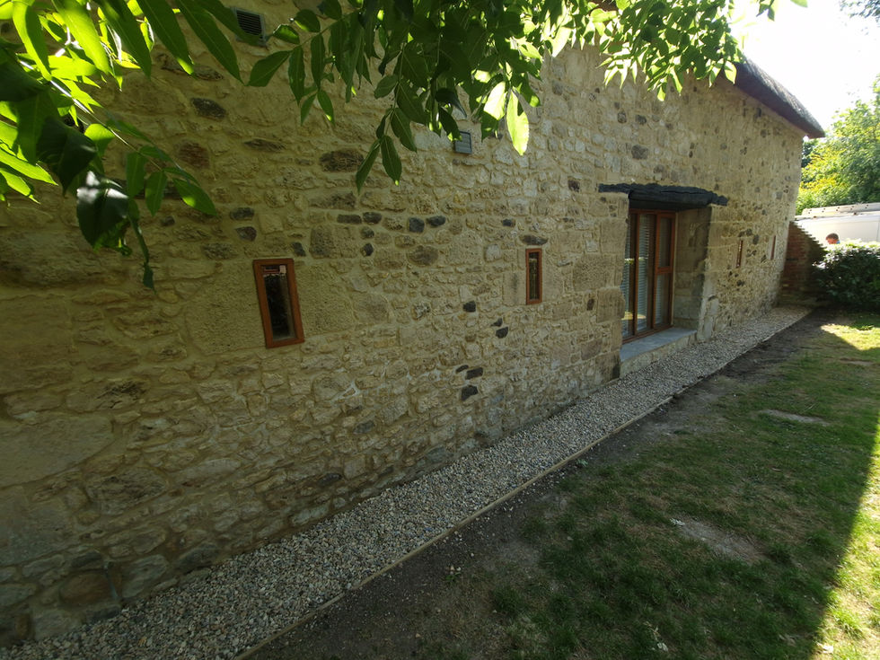 After - Lime-based traditional style pointing