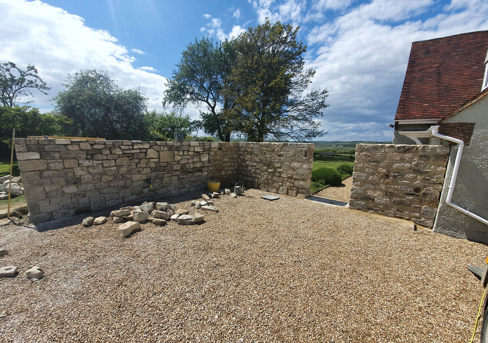 After - Wall finished.