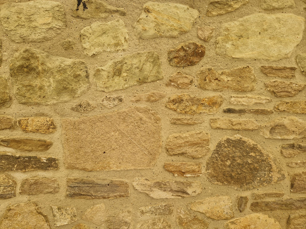 After - close up of traditional lime finish.