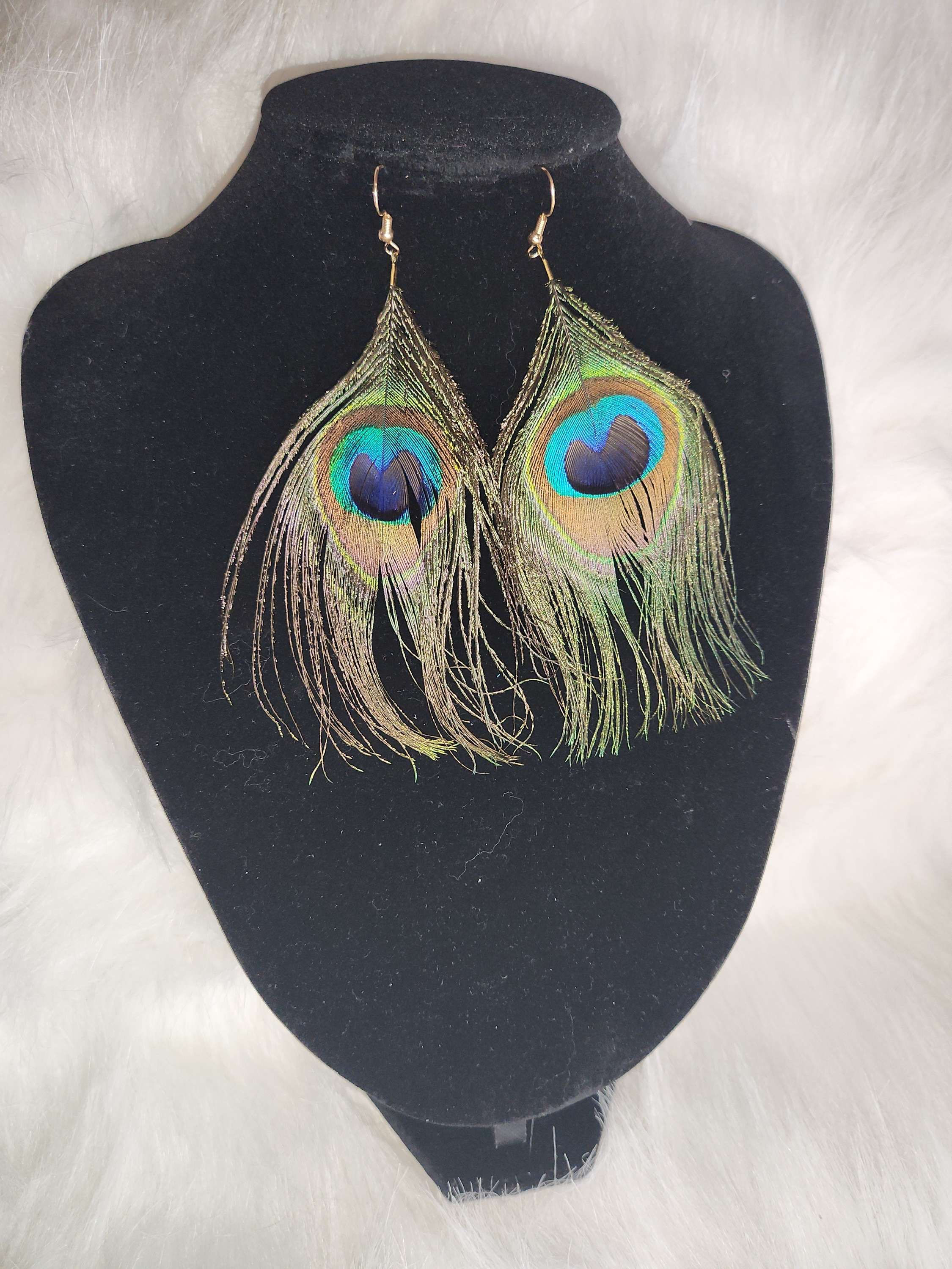 Peacock earings