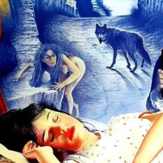 The poster for The Company of Wolves