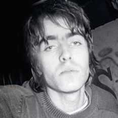 Liam Gallagher on the cover of Oasis book Feeling Supersonic.