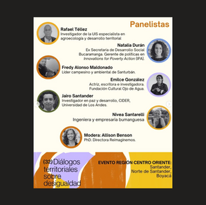 Región Centro Oriente: Diálogos territoriales sobre Desigualdad 