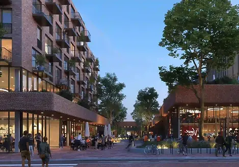 Herontwikkeling winkelcentrum Spaarneboog Haarlem