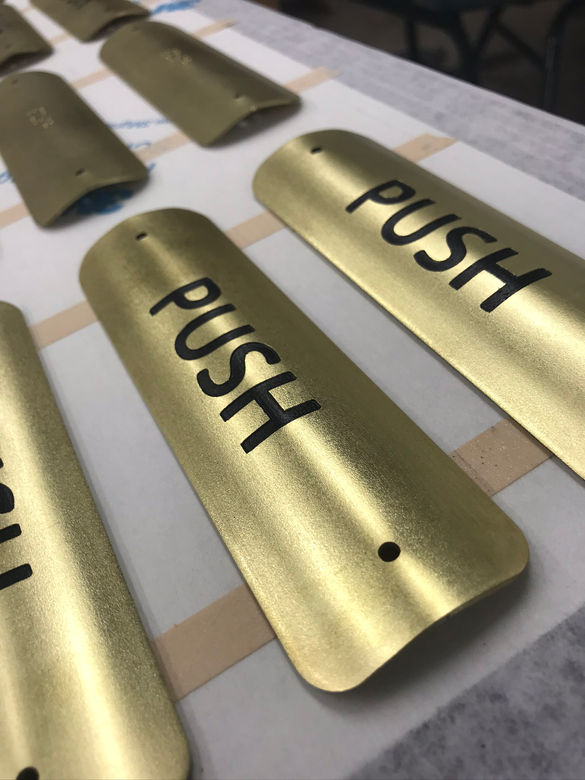Etched Brass