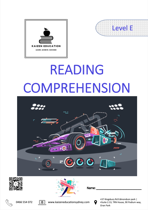 Year 1 Reading Booklet (Level E)