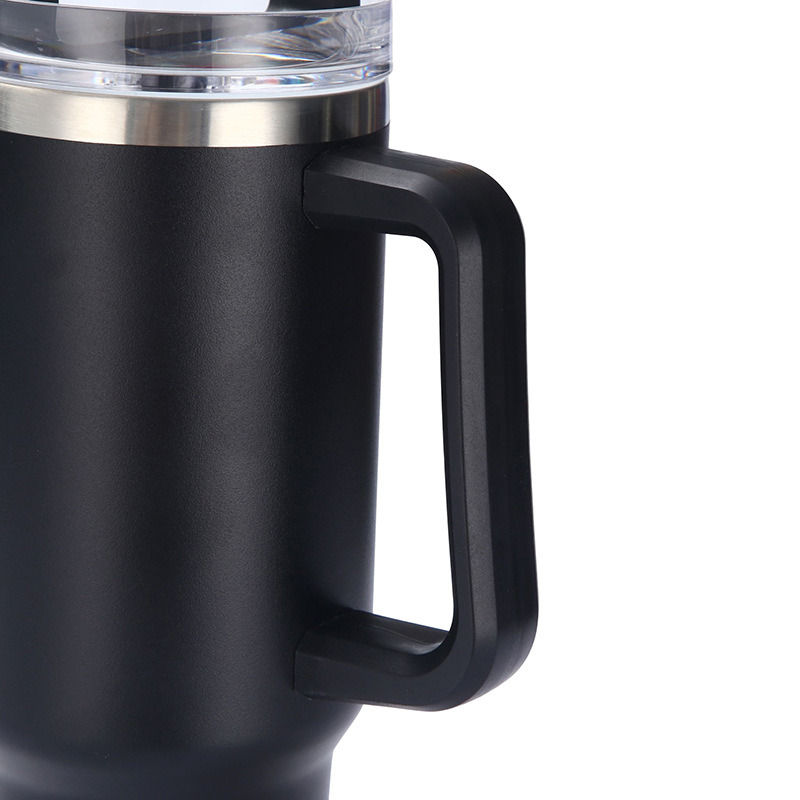Thumbnail: 40 oz. With Logo Stainless Steel Thermos Handle Water Glass With Lid And