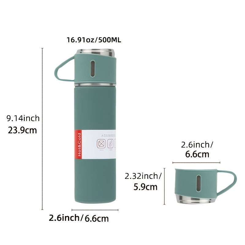 Thumbnail: 1pc/1Set Stainless Steel Thermal Cup; With Gift Box Set; Double Layer