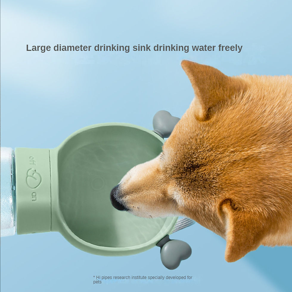 Thumbnail: Portable Dog Water Bottle,2 In 1 Dog Water Bottle Dispenser With Food