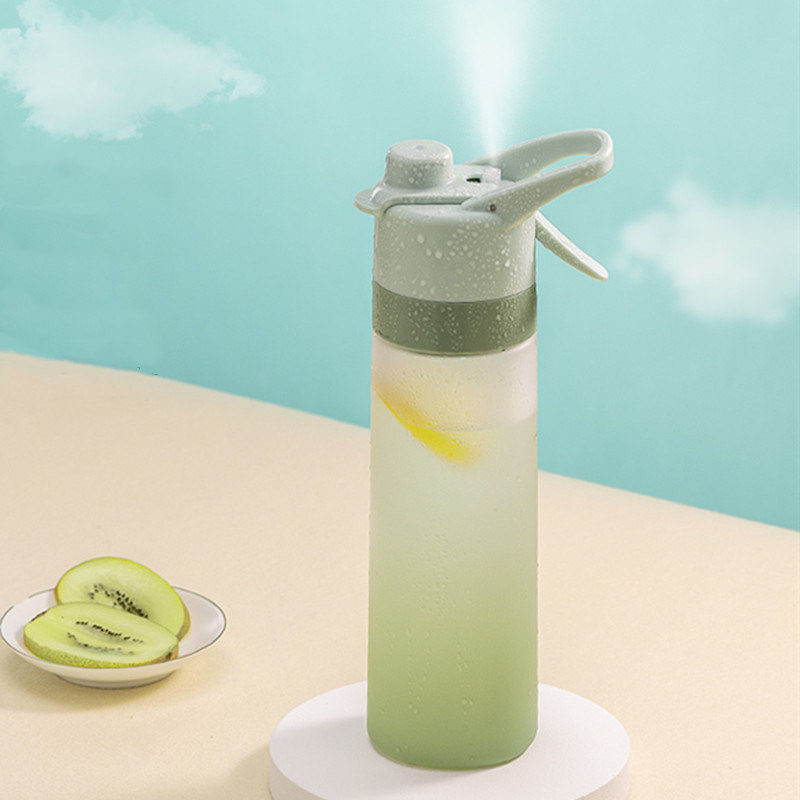Thumbnail: Misting Water Bottle for Sports and Outdoor Activities - BPA-Free Food