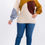 Thumbnail: Long Sleeve Colorblock Pullover Sweater