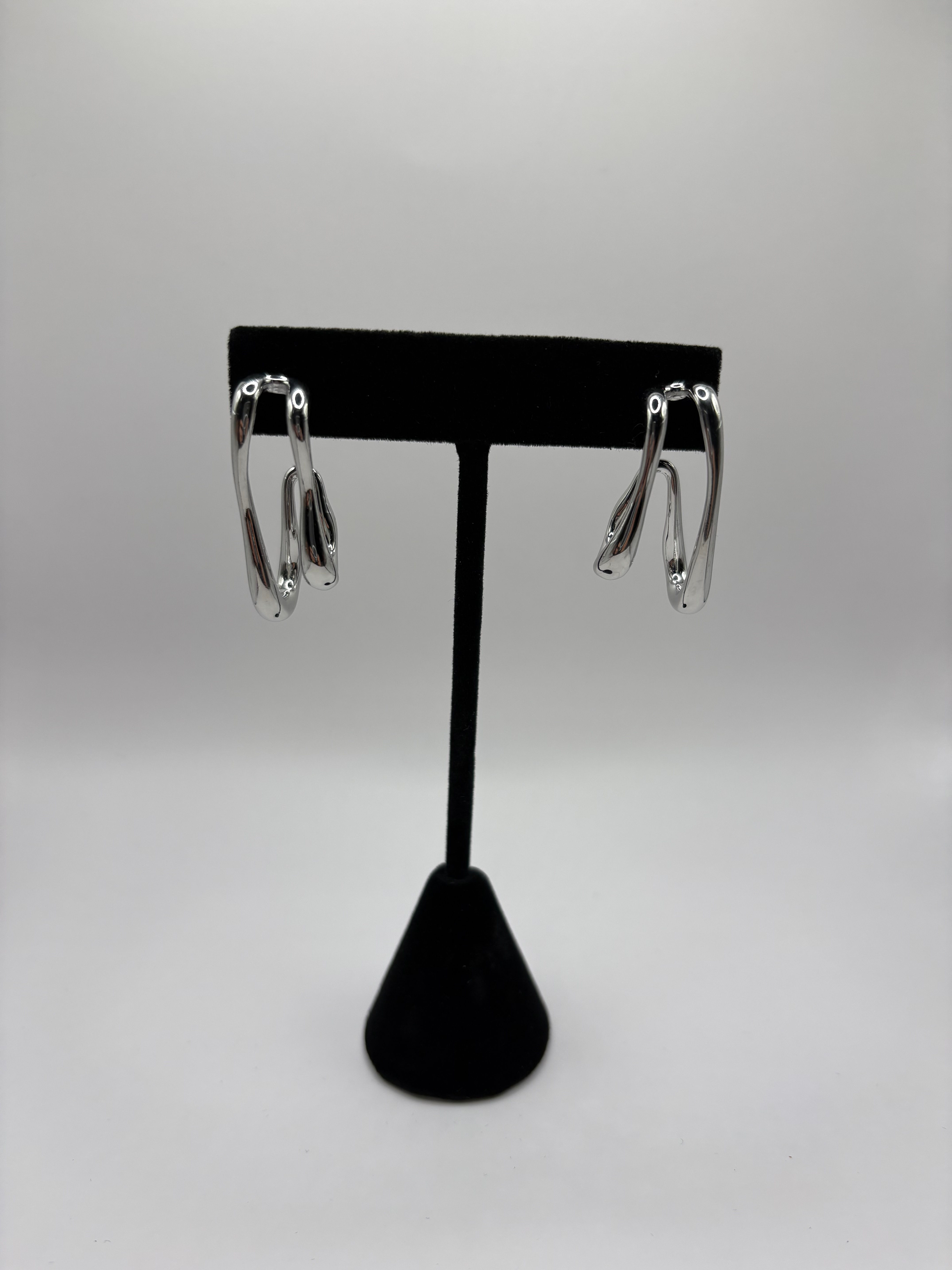 Melted Metal Earrings