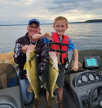 Walleye caught on Green Lake, WI