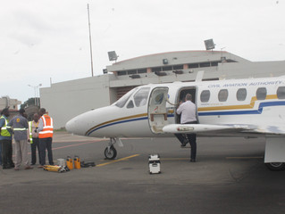 Voo de calibração realizado com sucesso no Aeroporto Internacional de Maputo