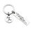 Thumbnail: Blank customizable metal key chain anti lost ID tag pet dog cat tag