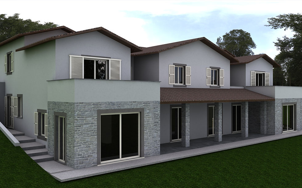 Progetto edificio bifamiliare