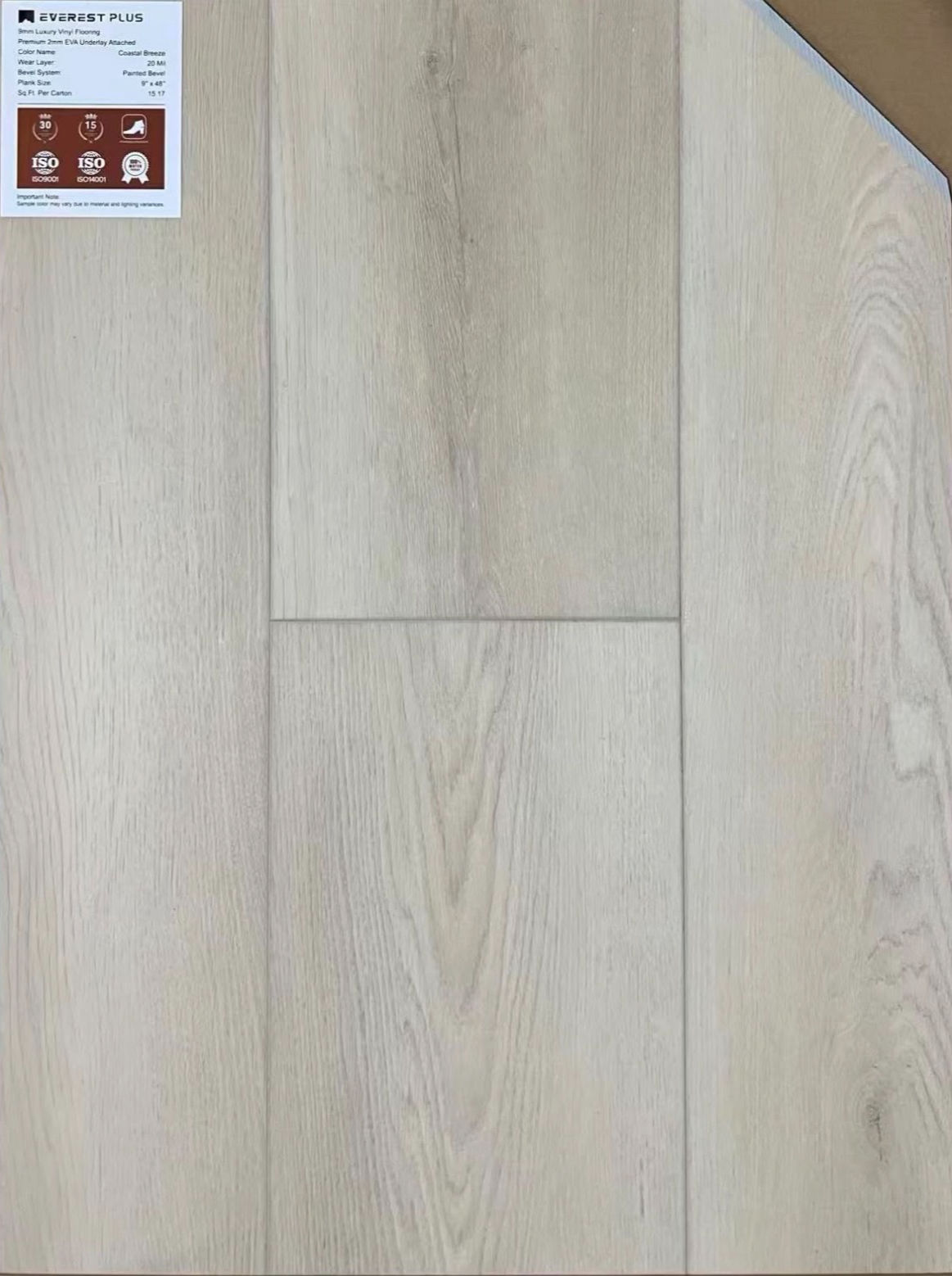 EVEREST PLUS 9MM LUXURY VINYL COASTAL BREEZE