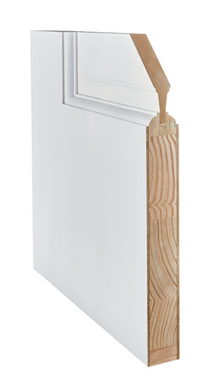 Thumbnail: 2 Panel Raised Panel Raised Moulding Door