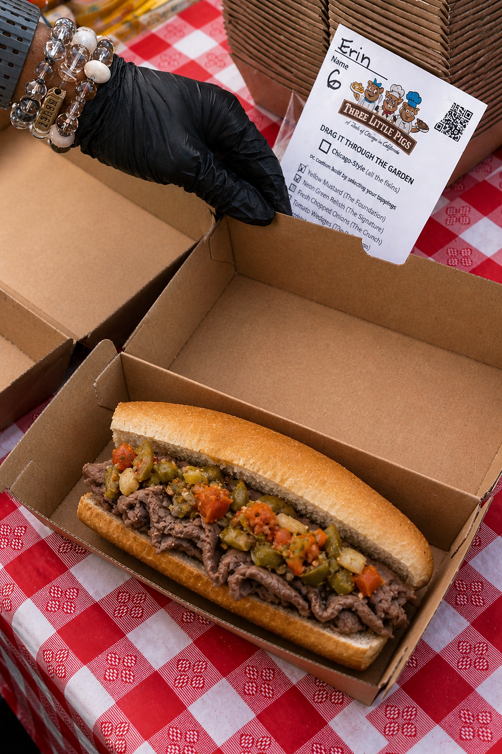 Chicago Style Italian Beef sandwich