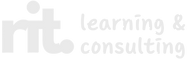 Word mark logo for rit. Learning & Consulting