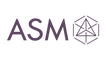 ASMO logo featuring abstract geometric symbol on dark background.