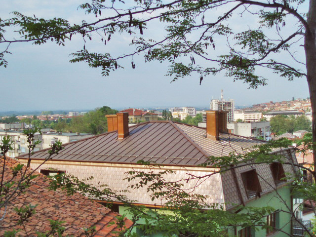 Покрив медна ламарина 