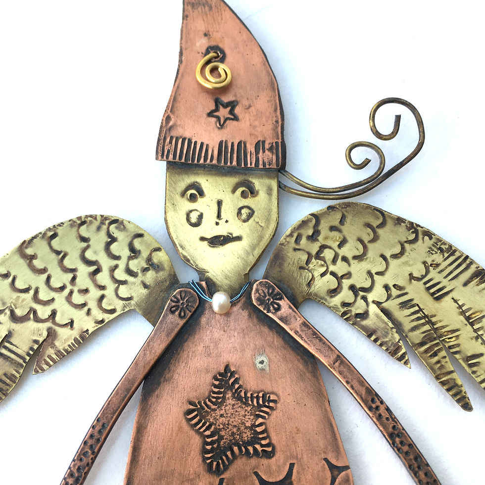 Angel close up