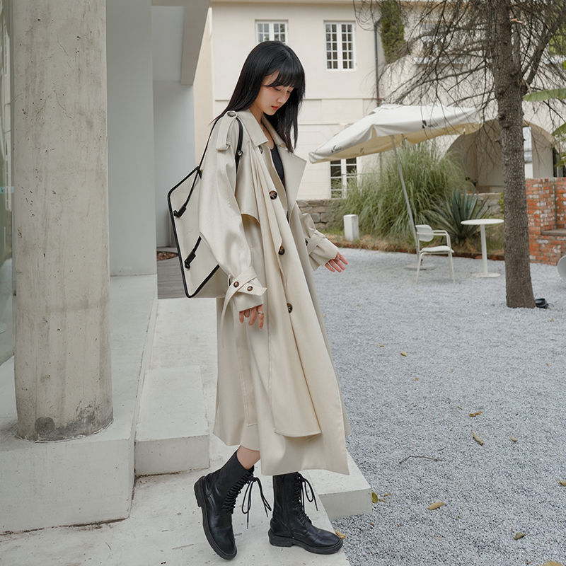Thumbnail: Women's Fashion High Sense Trench Coat