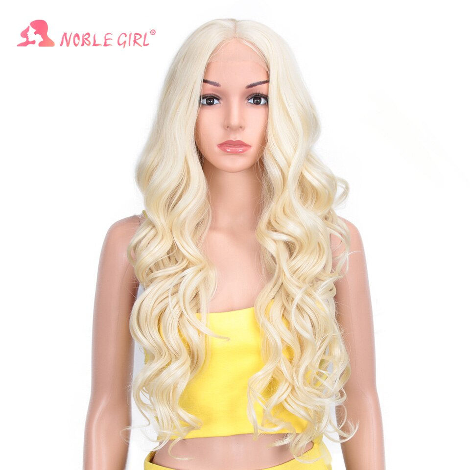 Miniaturbild: Synthetic Lace Front Wig Long Wavy 30" Glueless Wig Lace Wig For Women Lace Fro