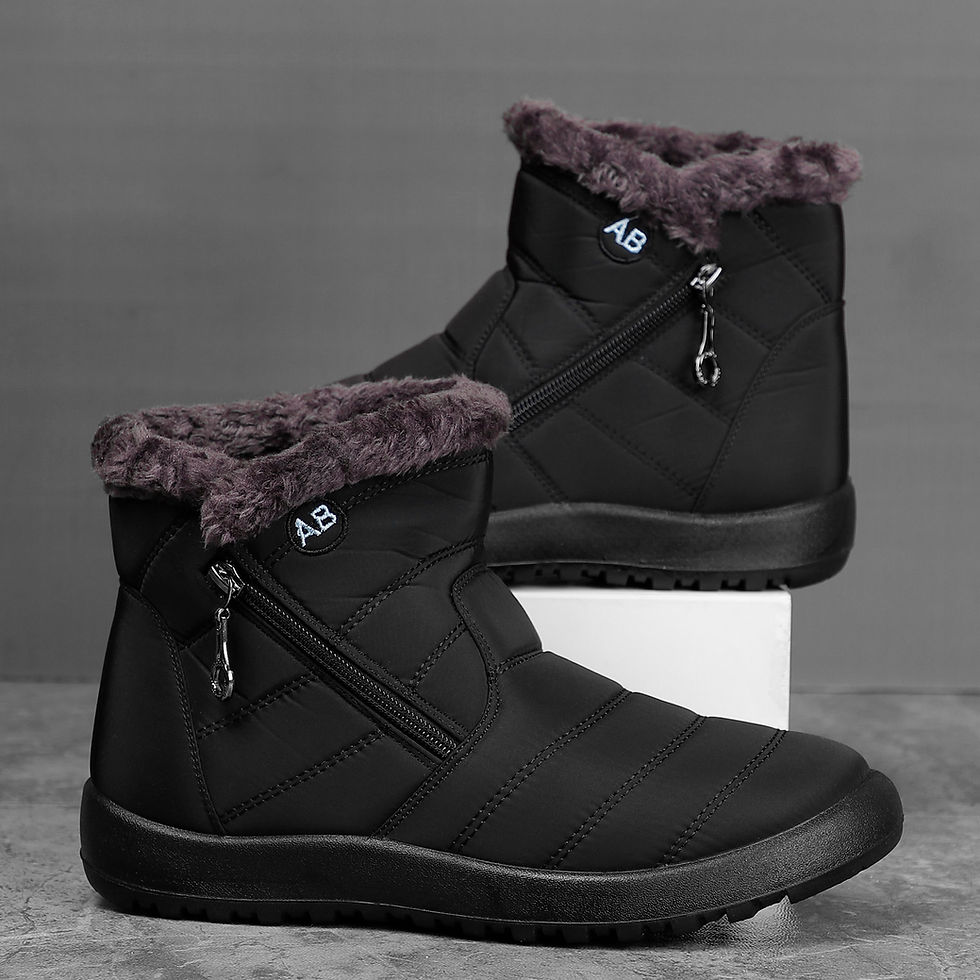 Thumbnail: Women Boots Watarproof Ankle Boots For Women Winter Shoes Keep Warm Snow Boots