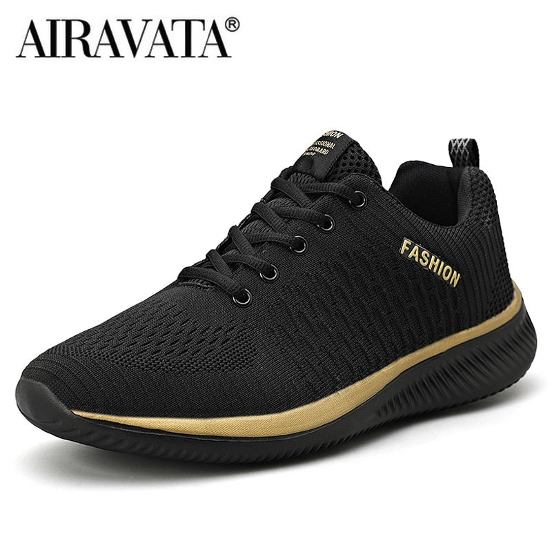Thumbnail: Men Women Knit Sneakers Breathable Athletic Running Walking Gym Shoes