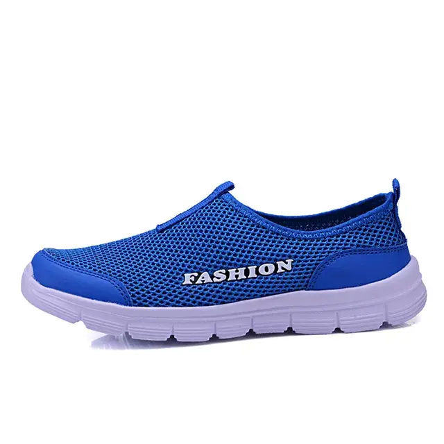Thumbnail: Men Casual Shoes 2019 New Men Flat Sneakers Plus Size 36-46 Mesh