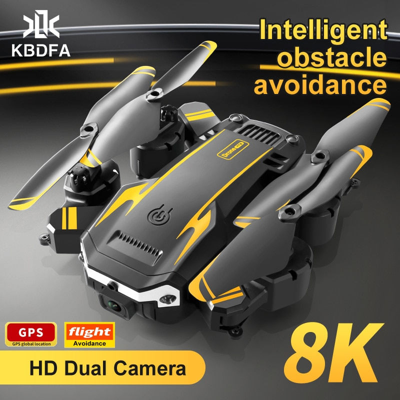 Thumbnail: KBDFA New G6 Drone 5G 8K HD Camera GPS Four-Sided Obstacle Avoidance RC Helicop
