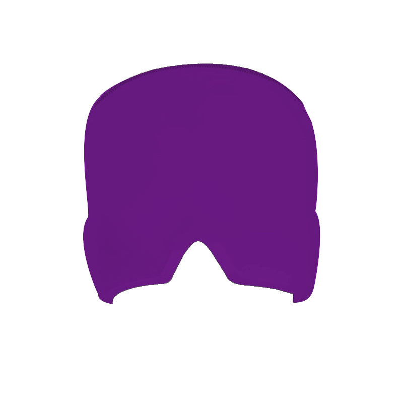 Thumbnail: Form Fitting Gel Ice Headache  Migraine Relief Hat Cold Compress Therapy Cap  I