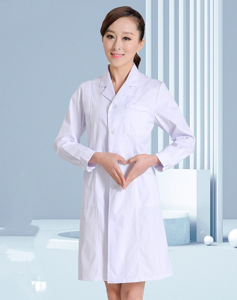 Miniatura: Summer Thin Short Sleeve Nurse Wear White Work Wear