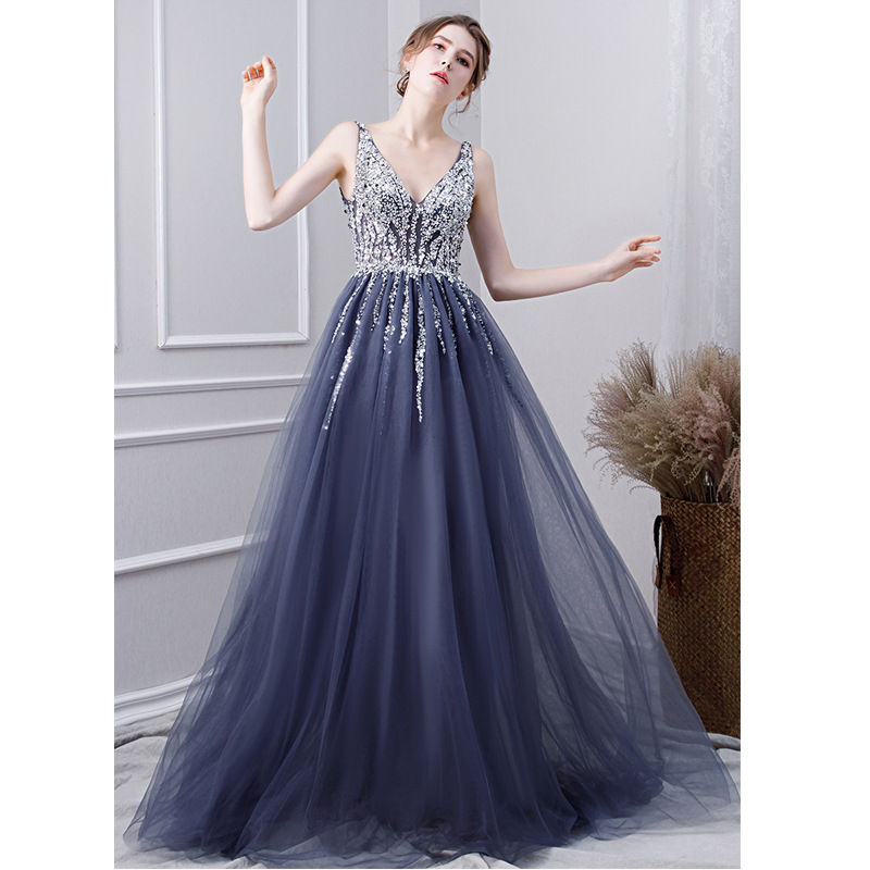 Thumbnail: Noble And Elegant Long Annual Conference Host Dress