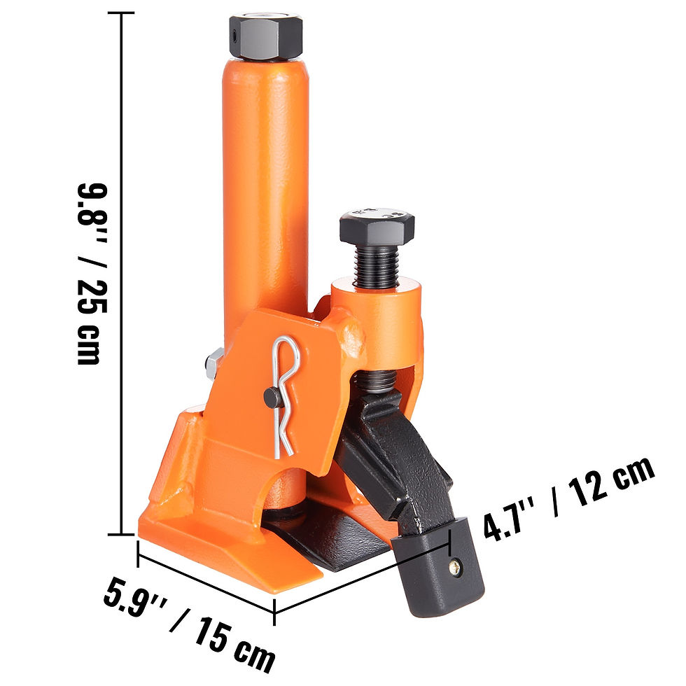 Thumbnail: VEVOR Manual Tire Bead Breaker 38"-42" Tires Changer Tool with Rubber Pad Prote